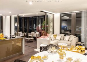 Experience luxury living in the heart of London's Nine Elms area with Damac Nine Elms. Stunning studio, 1, 2, and 3-bedroom apartments, duplexes, and penthouses await. Interior design by Versace. Contact Fastlane Realtors at 9811341333 to inquire